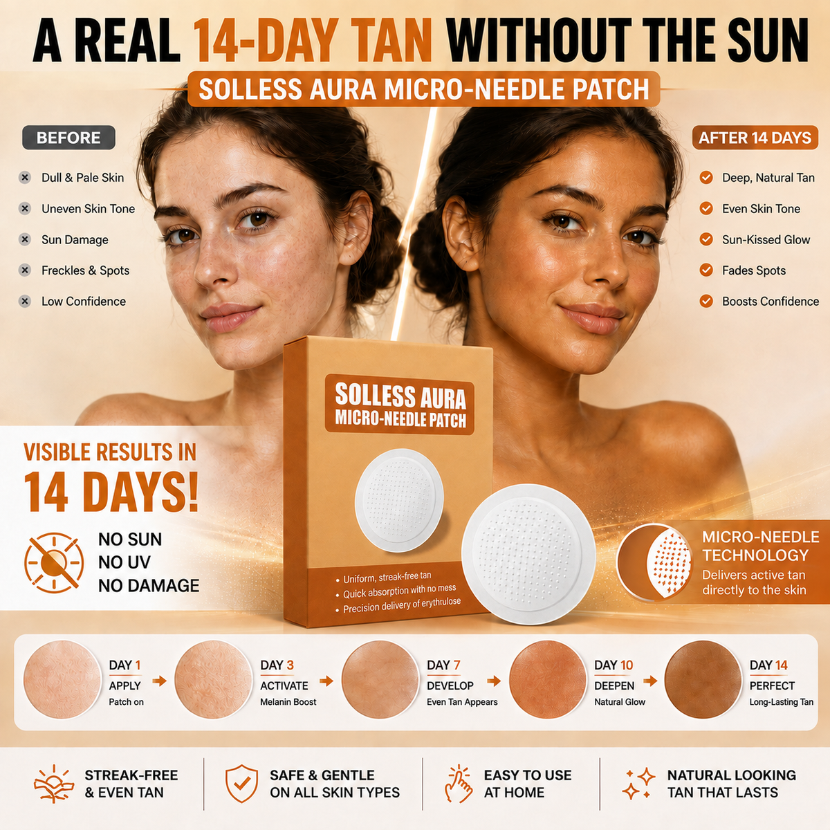 Gives You A Real 14-Day Tan Without The Sun